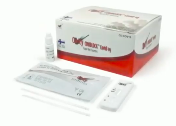 rapid results test kit, covid-19 rapid test, parts to coviblock rapid test for sars-cov-2